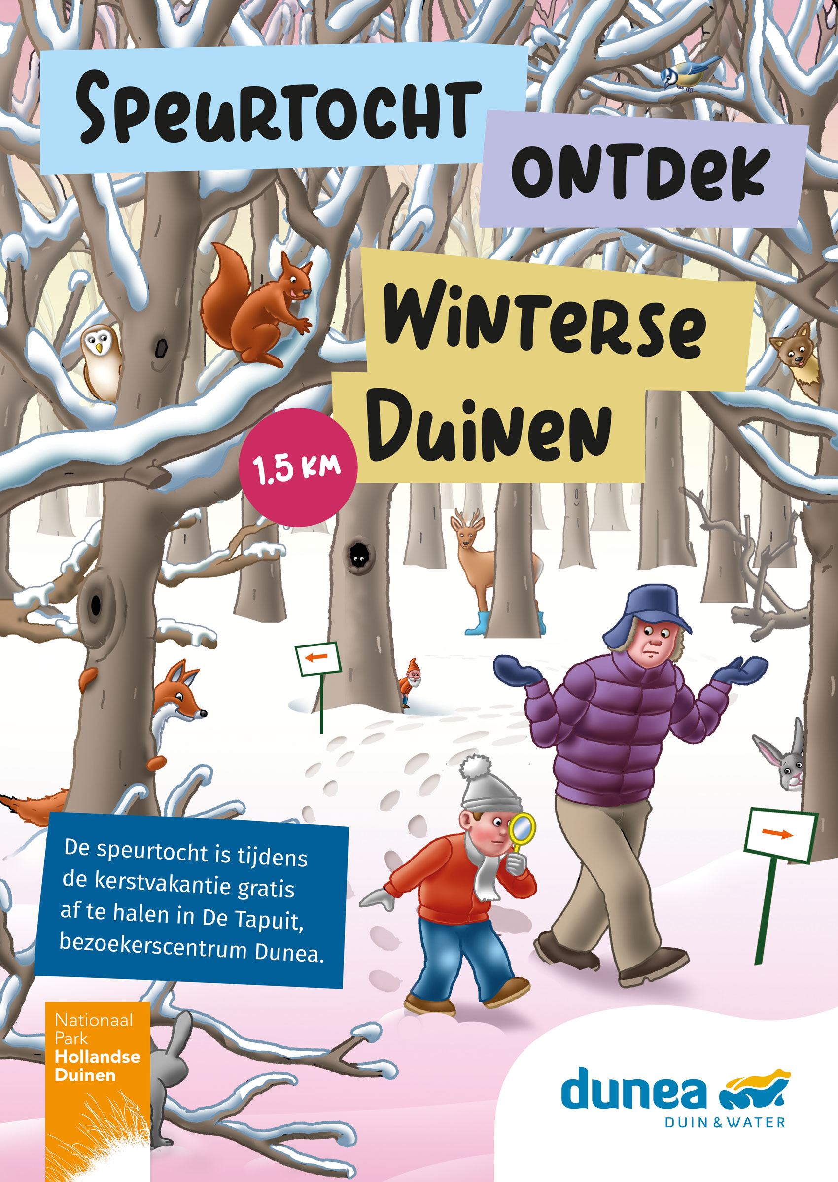 Winterspeurtocht in de kerstvakantie