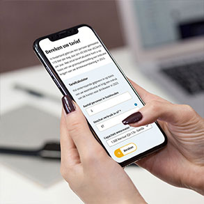 De mobiele tariefcalculator