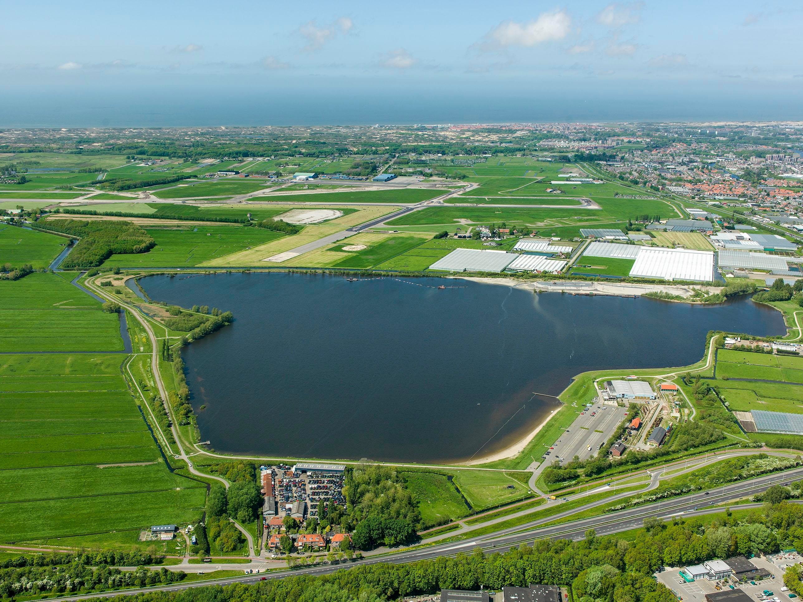 Valkenburgse Meer van boven