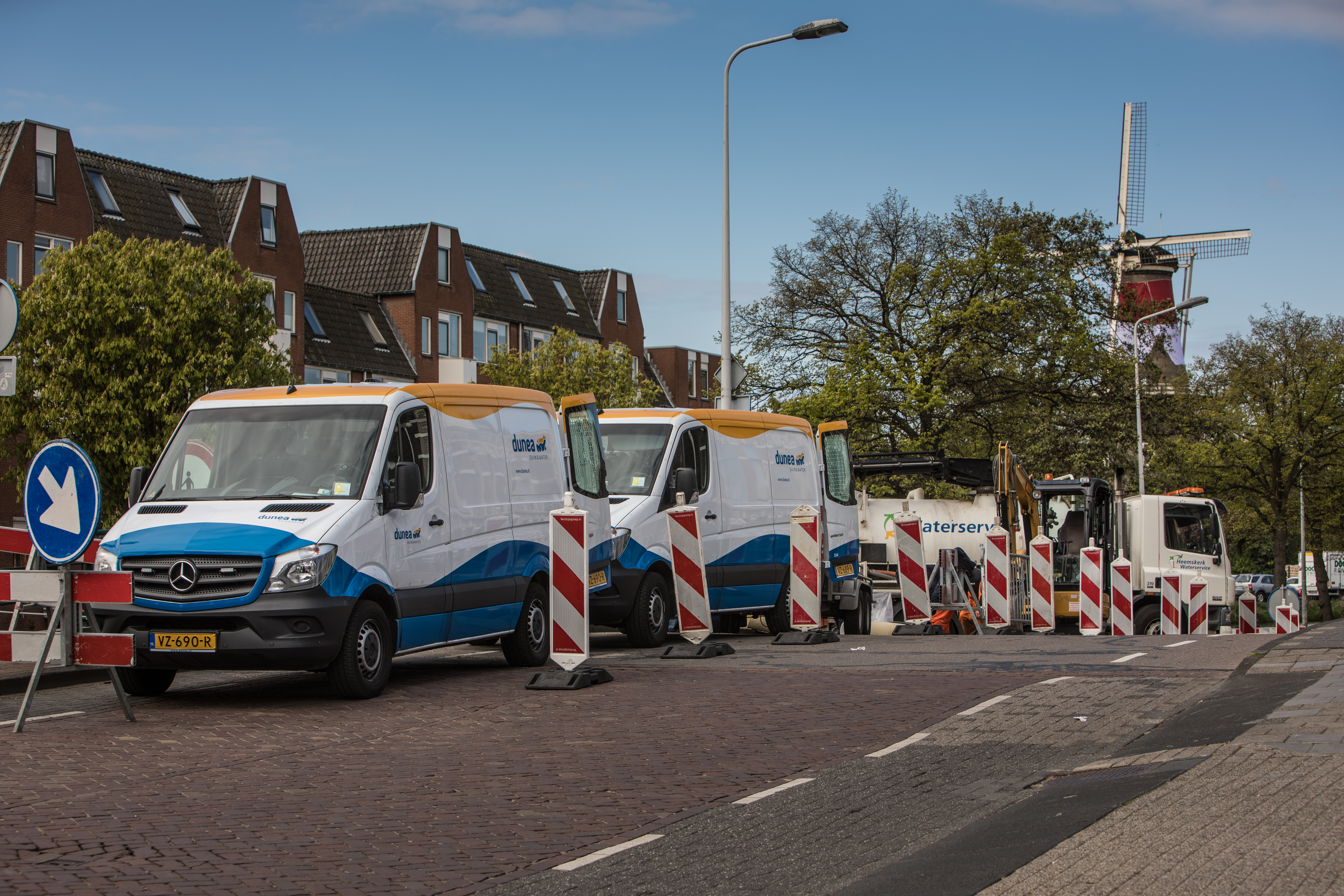 Busjes Dunea in Leiden