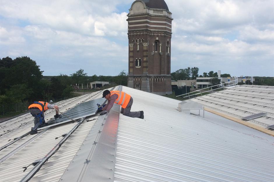 Plaatsen zonnepanelen