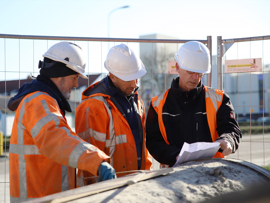 Duneanen aan het werk