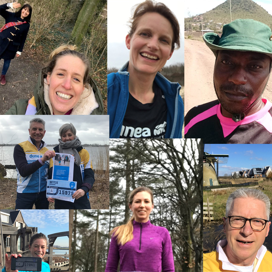 Deelnemers World Water Run Dunea