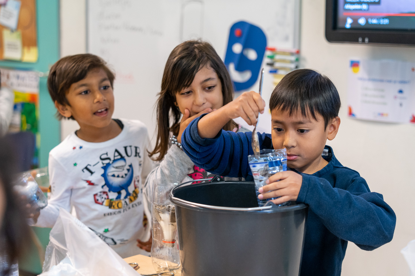 Kinderen volgen gastles Dunea