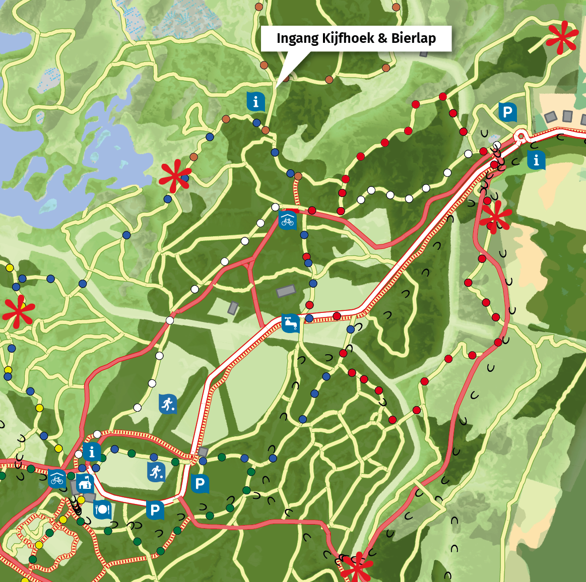 Plattegrond Kijfhoek & Bierlap Dunea