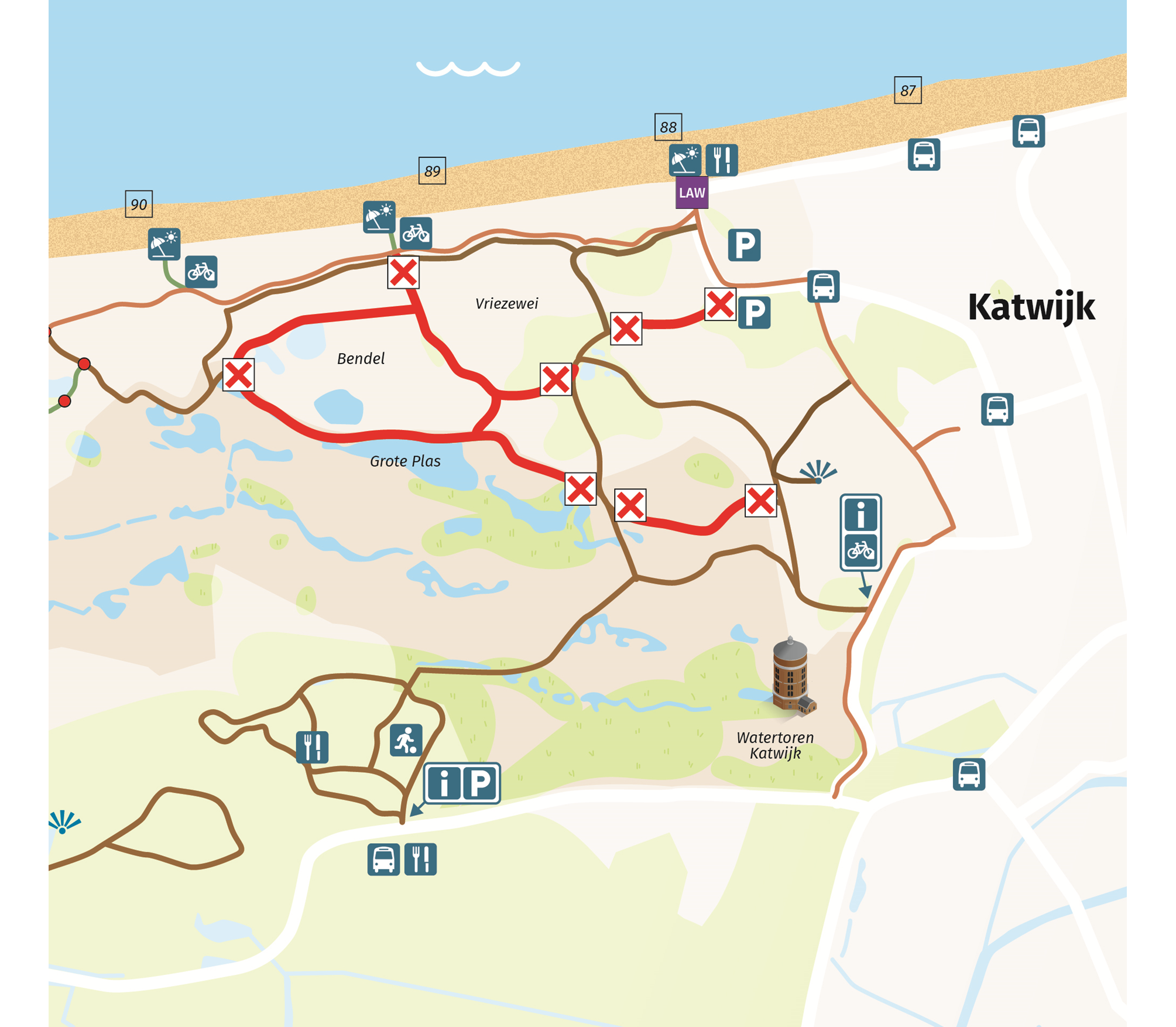 Kaartje werkzaamheden Berkheide